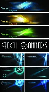 Tech Banners Vector