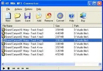 4U WMA MP3 Converter v6.26
