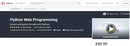 Udemy - Pythons Web Programming