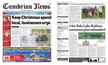 Cambrian News Arfon & Dwyfor – 24 December 2021