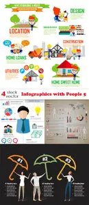 Vectors - Infographics with People 5