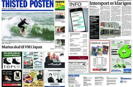 Thisted Posten – 13. september 2017