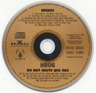 Manfred Krug - Greens / Du Bist Heute Wie Neu [Amiga 74321 26454 2] {Germany 1995, 1975-76}
