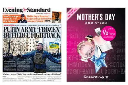 London Evening Standard – March 18, 2022