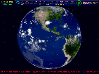 3D Earth Screensaver
