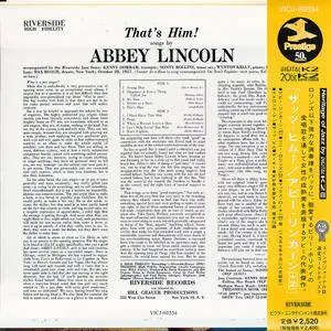 Abbey Lincoln - That's Him! (1957) Japanese Remastered Reissue 1999