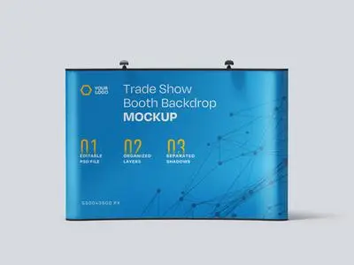Exhibition Stand Mokup 607913424