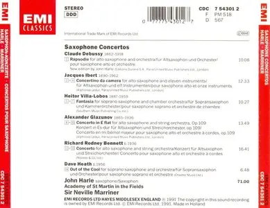 Saxophone Concertos · John Harle