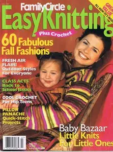 Family Circle Easy Knitting Plus Crochet - Fall 1999