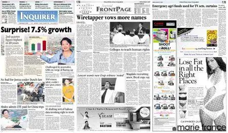 Philippine Daily Inquirer – August 31, 2007