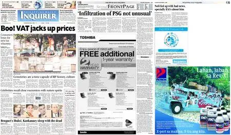 Philippine Daily Inquirer – November 01, 2005