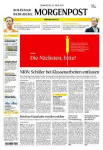 Solinger Morgenpost – 22. April 2021