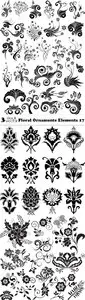 Vectors - Floral Ornaments Elements 17