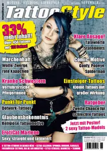 TattooStyle Magazin Oktober November No 06 2013