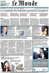 Le Monde et Supplément Économie du Mardi 6 Décembre 2011