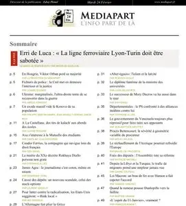 Mediapart du Mardi 24 Février 2015