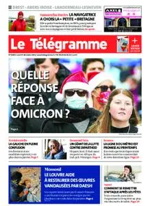 Le Télégramme Landerneau - Lesneven – 27 décembre 2021