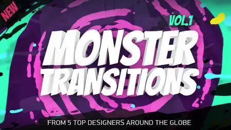 125+ Monster Transitions - Project for After Effects (VideoHive)