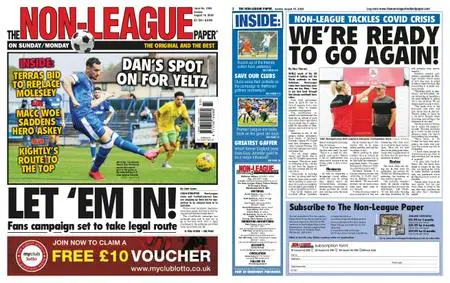 The Non-league Football Paper – August 16, 2020
