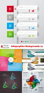 Vectors - Infographics Backgrounds 13