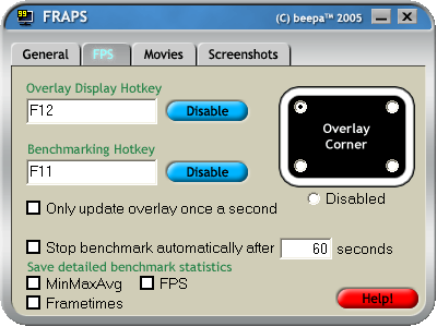 Fraps 2.9.2 Build 6725 Full