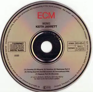 Keith Jarrett - Works (1985) {ECM} (West German pressing)