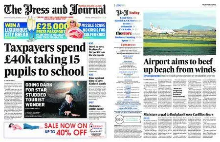 The Press and Journal Highlands and Islands – January 15, 2018
