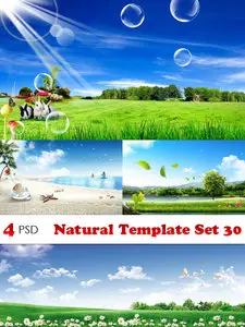 PSD - Natural Template Set 30