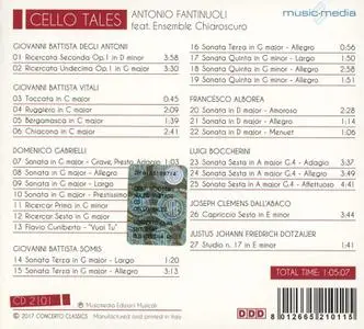 Roberta Invernizzi, Ensemble Chiaroscuro - Cello Tales (2017)
