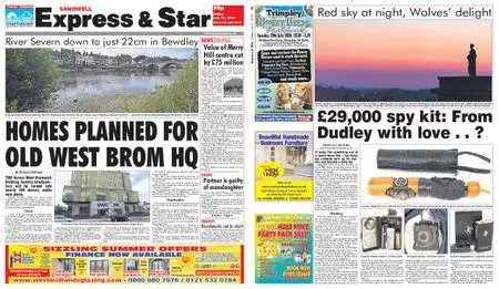 Express and Star Sandwell Edition – July 27, 2018