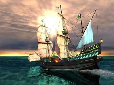 Galleon 3D Screensaver version 1.3