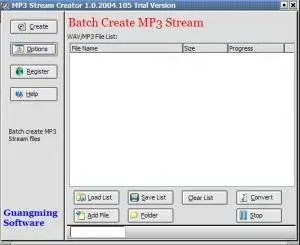 Guangming MP3 Stream Creator 2.0 