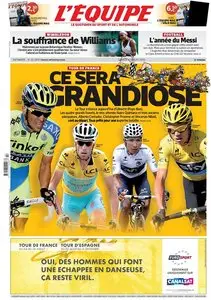 L'Equipe du Samedi 4 Juillet 2015