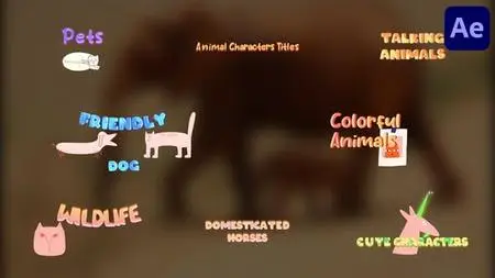 Animal Characters Titles for After Effects 51061491