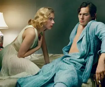 Scarlett Johansson and Benjamin Walker by Annie Leibovitz for Vogue January 2013