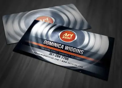 Abstract Circles Business Card