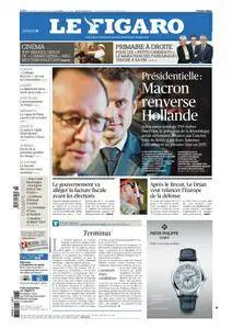 Le Figaro du Mercredi 7 Septembre 2016