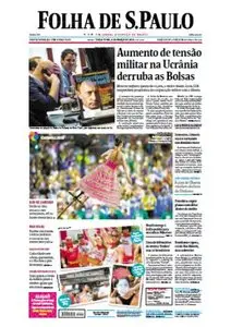 Folha de São Paulo - 4 de março de 2014 - Terça