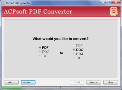 ACPsoft PDF Converter 2.0 Portable