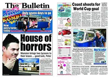 The Gold Coast Bulletin – November 25, 2009