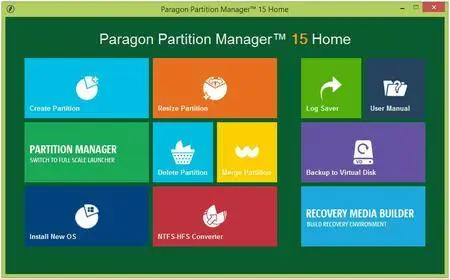 Paragon Partition Manager 15 Home 10.1.25.779 (x86/x64)