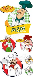 Chef & pizza