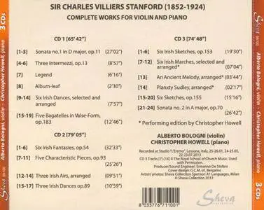 Alberto Bologni, Christopher Howell - Stanford: Complete Works for Violin & Piano (2013)