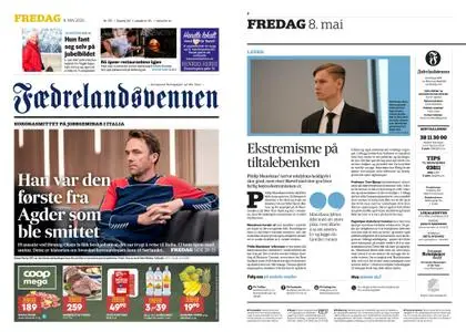 Fædrelandsvennen – 08. mai 2020