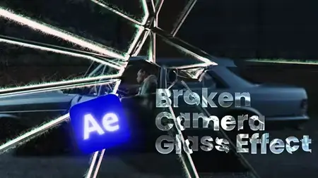 Realistic Broken Camera Glass Effect - After Effects Project