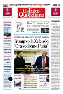 Il Fatto Quotidiano - 19 Agosto 2025