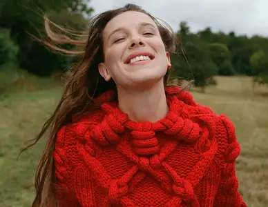 Millie Bobby Brown by Sebastian Faena for British Vogue December 2025