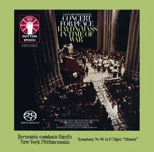 Leonard Bernstein, New York Philharmonic - Haydn: Mass In Time Of War & Symphony 96 (1973 & 1974) [Reissue 2017] MCH SACD ISO