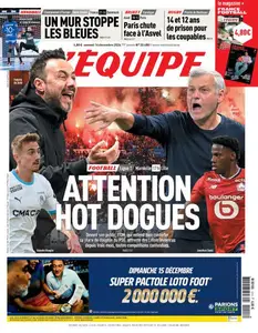 L’equipe du Samedi 14 Décembre 2024