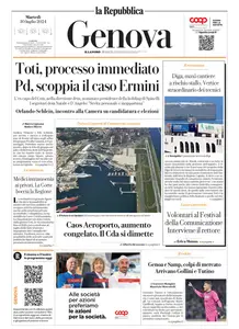 la Repubblica Genova - 30 Luglio 2024